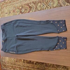 Shires Aubrion Ladies Porter Silicone Fleece Lined Winter Tights Size XL Us 12